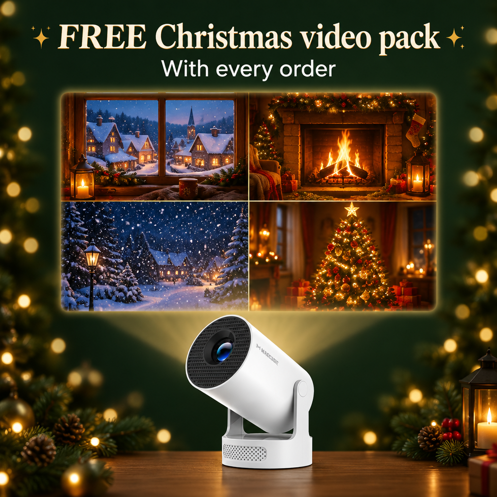 Free Christmas video pack with every order